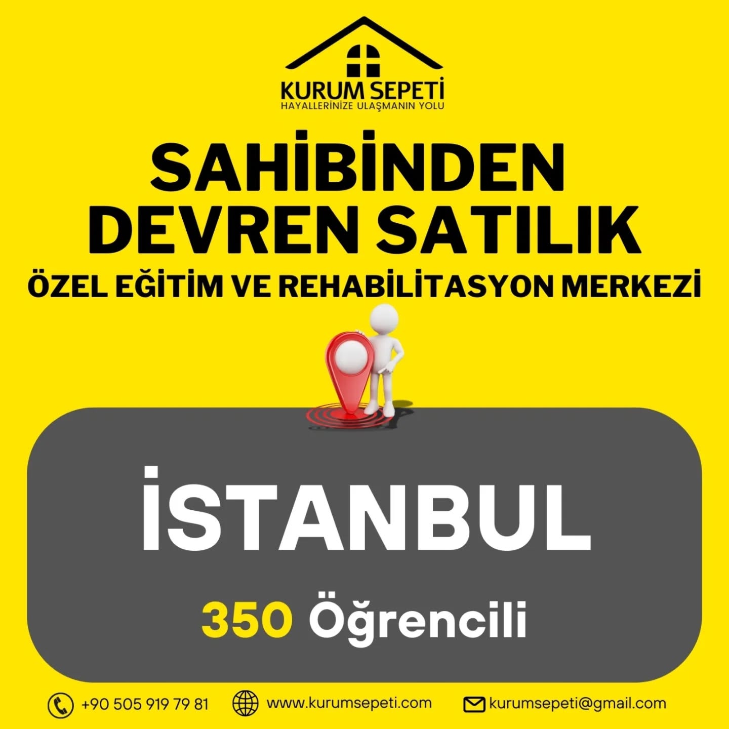 İstanbul Devren Satılık Özel Eğitim ve Rehabilitasyon Merkezi