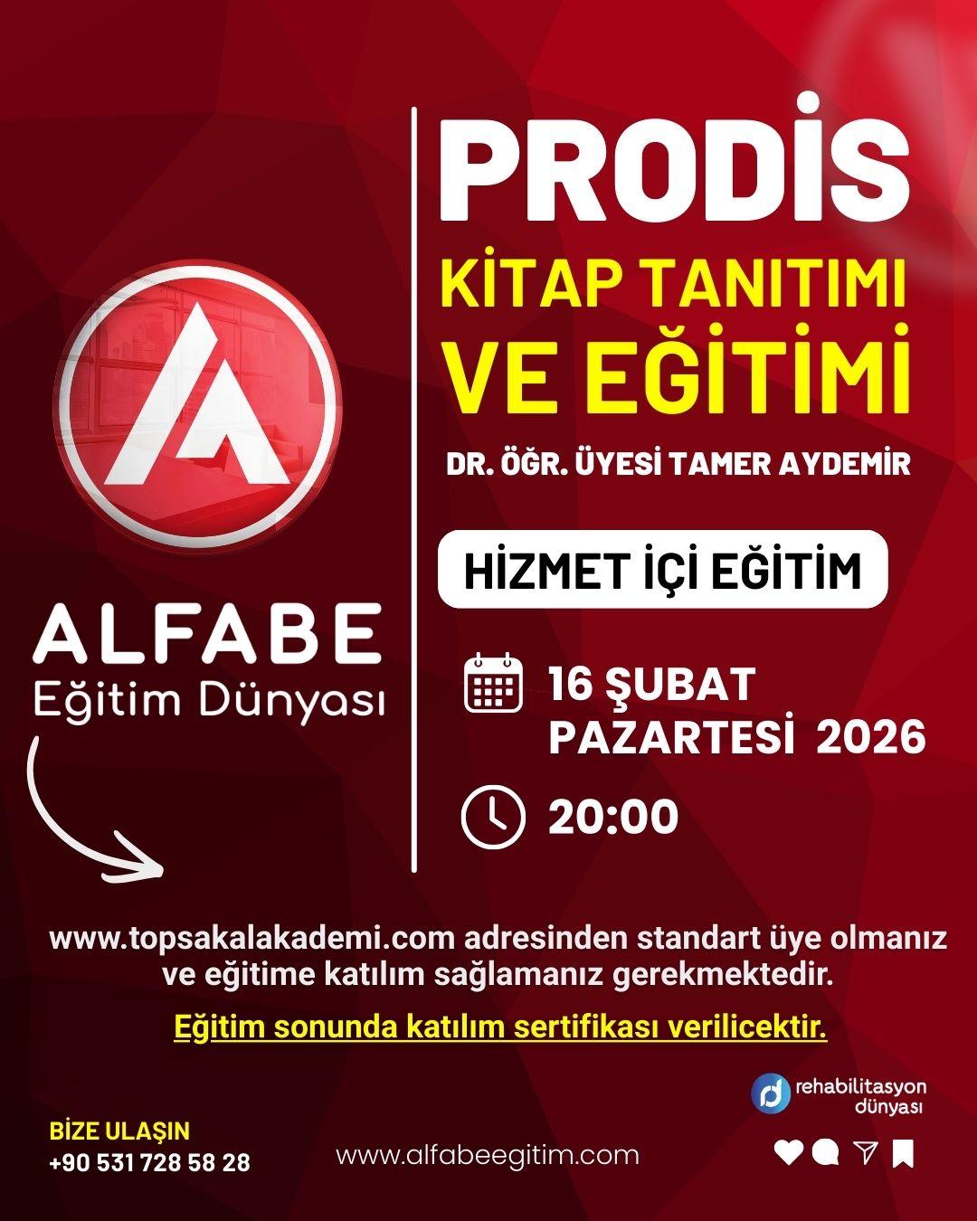 Alfabe Prodis Eğitimi