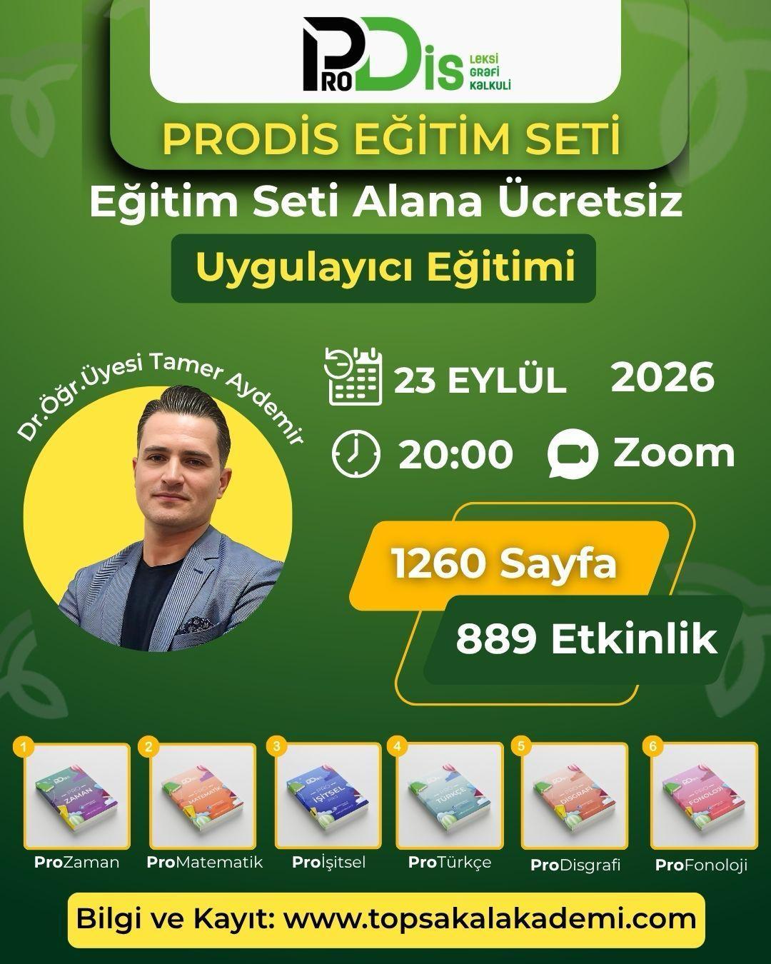 Prodis Eğitimi 23 Eylül 2026
