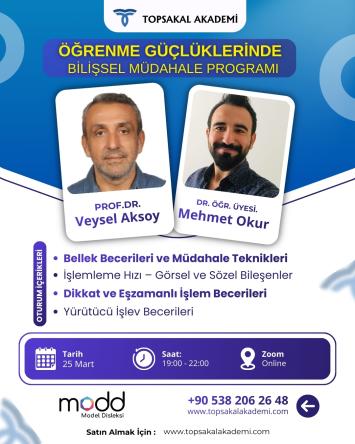 25 Mart Eğitim Katılımcıları Kitaplar + Öğrenme Güçlüklerinde Bilişsel Müdahale Programı I Prof. Dr. Veysel Aksoy I Dr. Öğr. Üyesi Mehmet Okur - 3