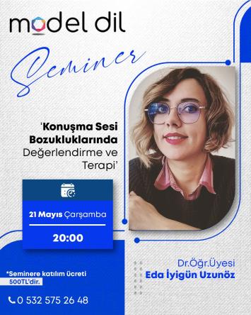 Konuşma Sesi Bozukluklarında Değerlendirme ve Terapi